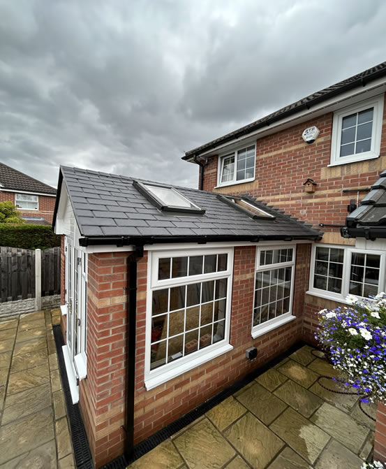 Warm roof conservatory roof installers, Rotherham, South Yorkshire.