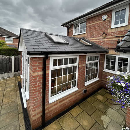 Warm roof tiles for conservatory roofs, Rotherham