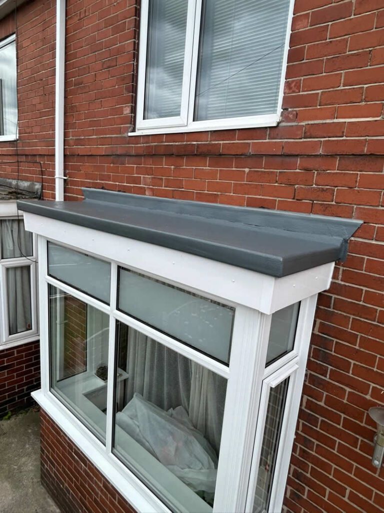 GRP flat roof