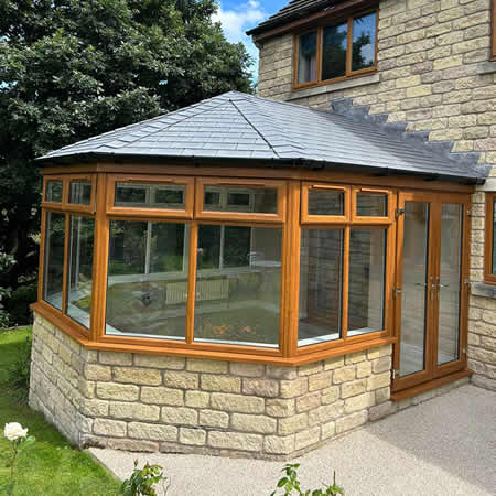 Warm roof conservatories